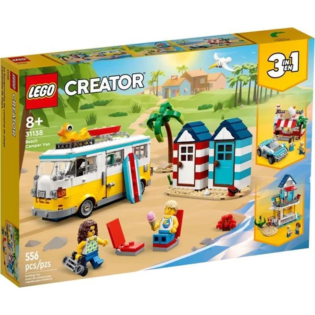 LEGO® Creator 3-in-1 - Tengerparti lakóautó (31138)