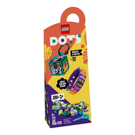 LEGO® DOTS - Neontigris karkötő és táskadísz (41945)