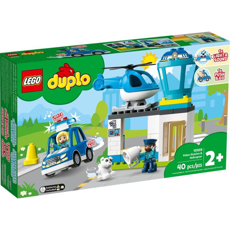 LEGO® DUPLO® - Rendőrkapitányság és helikopter (10959)