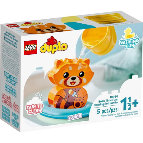 LEGO® DUPLO® - Vidám fürdetéshez: úszó vörös panda (10964)