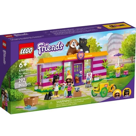 LEGO® Friends - Kisállat örökbefogadó kávézó (41699)