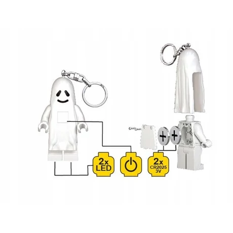 LEGO Monster Fighters világítós kulcstartó - Szellem