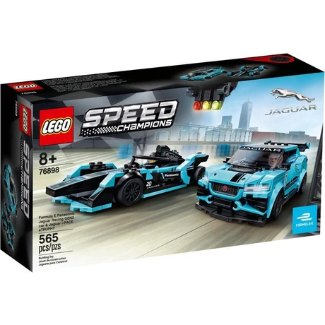 LEGO Speed Champions 76898 - Formula E Panasonic Jaguar Racing Gen2 Car & Jaguar I-Pace eTrophy