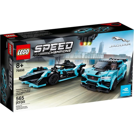 LEGO Speed Champions 76898 - Formula E Panasonic Jaguar Racing Gen2 Car &amp; Jaguar I-Pace eTrophy
