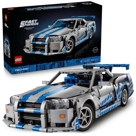 LEGO® Technic 2 Fast 2 Furious - Nissan Skyline GT-R R34 autó (42210)