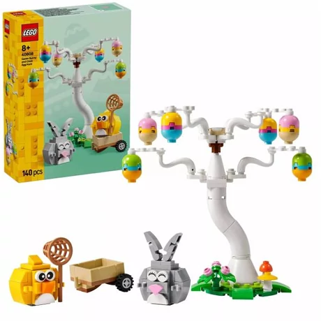 LEGO® Tojásvadászat nyuszival és csibével (40808)