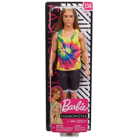 Mattel Barbie - Fashionistas - Ken hosszú hajú baba (GHW66)