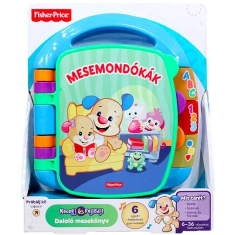 Mattel Fisher-Price Kacagj és fejlődj - Daloló mesekönyv 2015 (CJW49)