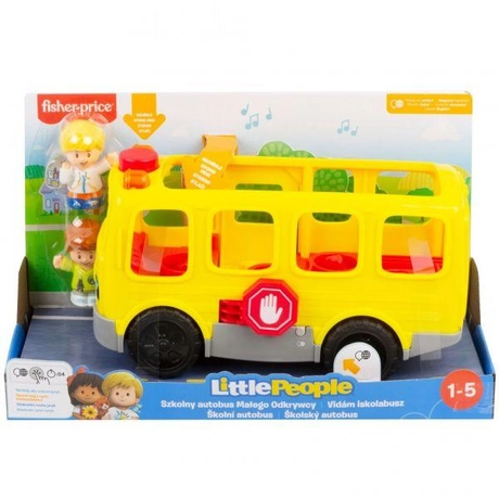 Mattel Fisher-Price: Little People vidám iskolabusz (GXR97)
