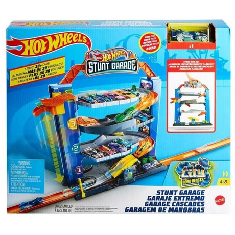 Mattel Hot Wheels Trükkös garázs játékszett (GNL70)