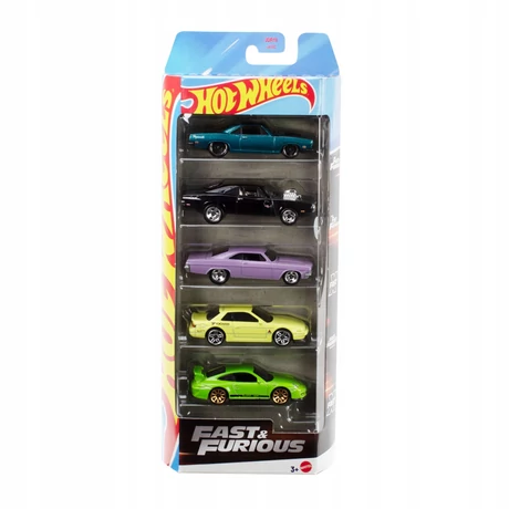 Mattel Hot Wheels - Fast & Furious - Halálos iramban 5 db-os autó készlet