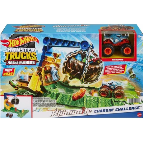 Mattel Hot Wheels - Monster Trucks Live Aréna Rhinomite Zúzda