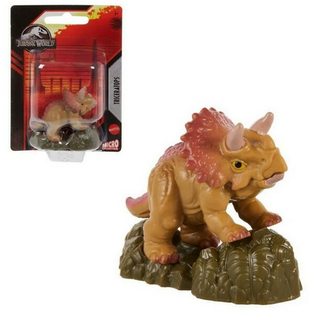Mattel Jurassic World mini figurák - Triceratops (GXB10/GXB08)