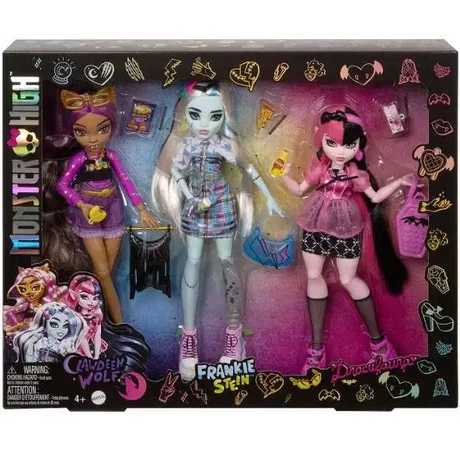 Mattel Monster High: Divatbaba 3 db-os szett (HRB26)