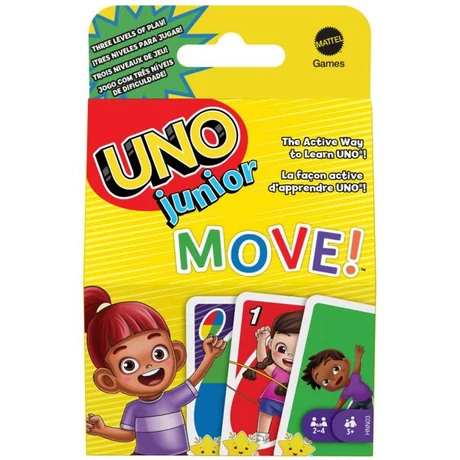 Mattel UNO Junior Move! - Örökmozgó társasjáték kártyajáték - magyar nyelvű