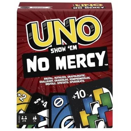 Mattel UNO: No Mercy Nincs Kegyelem társasjáték kártyajáték