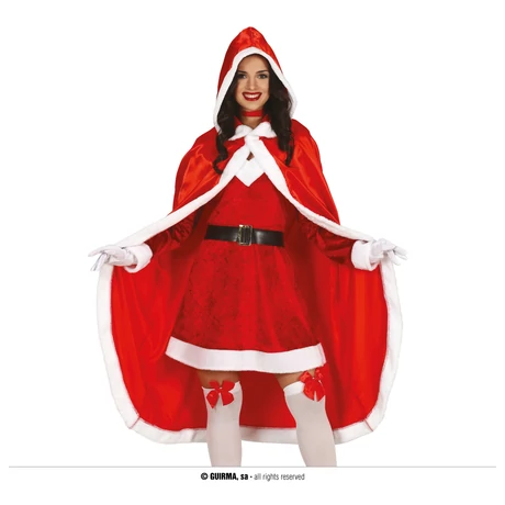 Mrs. Santa Mikulás felesége, télapó segítője női köpeny