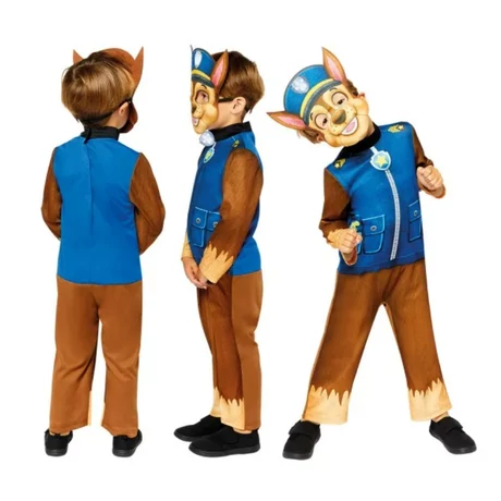 Paw Patrol Mancs őrjárat, Chase jelmez 4-6 év (110 cm)