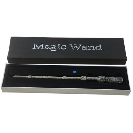 Dumbledore világító varázspálca (Bodzapálca), gyanta, 39 cm