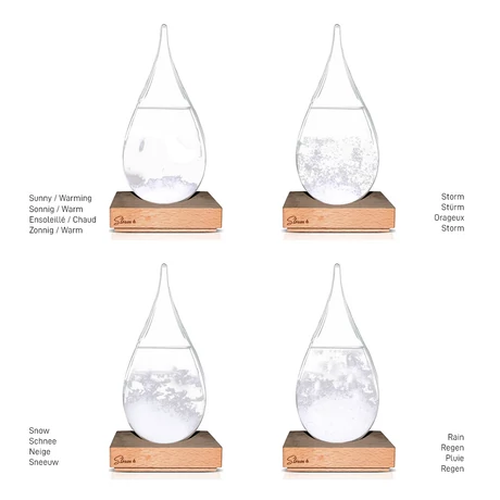 Storm Glass időjárás előjelző - nagy csepp (Large)
