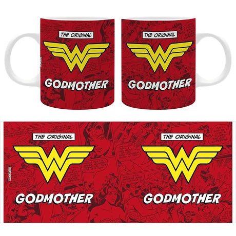 Wonder Woman bögre 320ml - THE ORIGINAL GODMOTHER