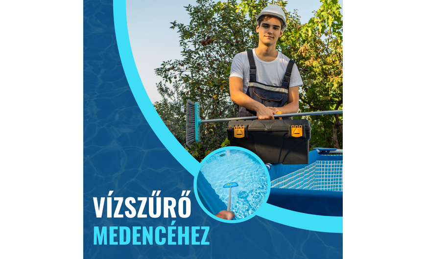 Vízszűrés a medenceszezon alatt