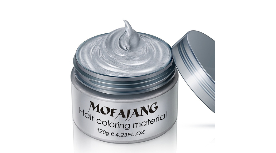 Mofajang hajszínező hajfestő haj wax hajwax hajfesték - ezüst