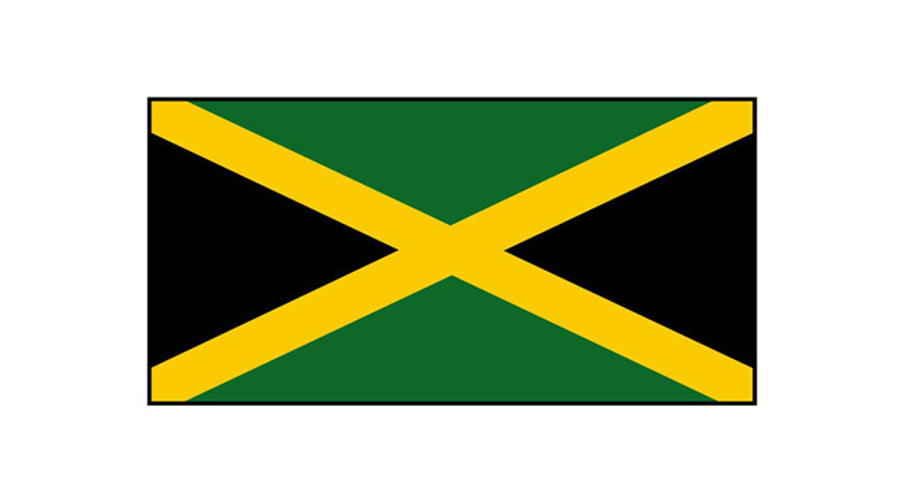 Nemzeti lobogó ország zászló nagy méretű 90x150cm - Jamaika, jamaikai