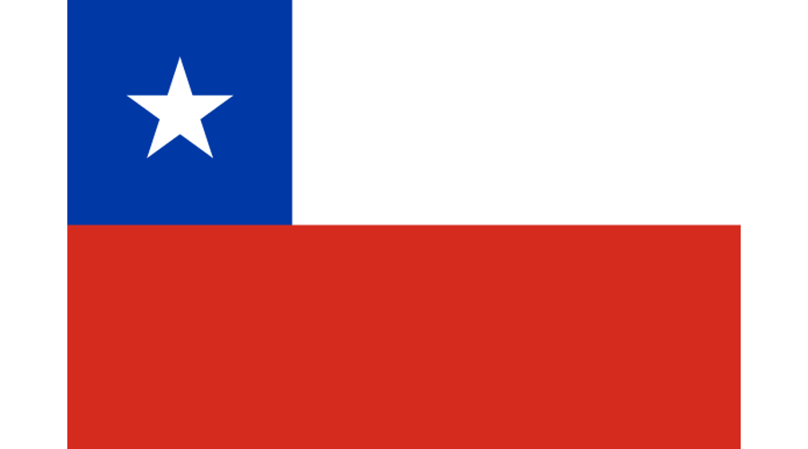 Nemzeti lobogó ország zászló nagy méretű 90x150cm - Chile, chilei