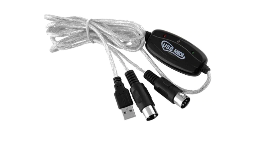 USB MIDI átalakító adapter kábel