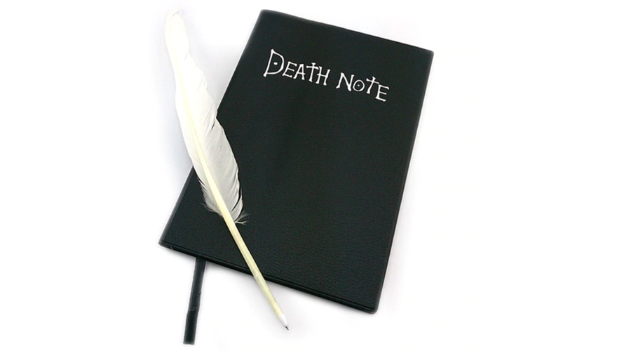 Death Note Halállista füzet tollal