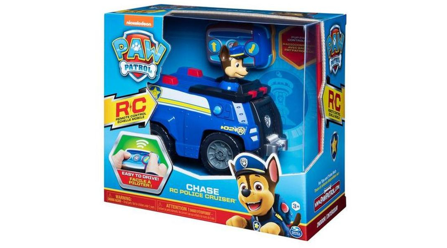 Spin Master Paw Patrol RC Mancs Őrjárat: Chase távirányítós rendőrautója figurával
