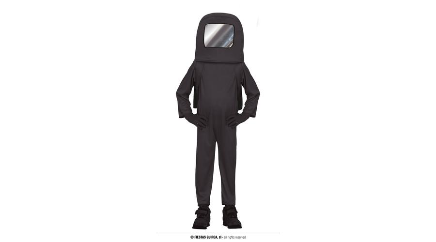 Among Us Cosplay halloween farsangi jelmez - fekete (5-6 éves)