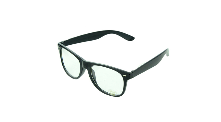 Nullás, nulldioptriás divat szemüveg - fekete