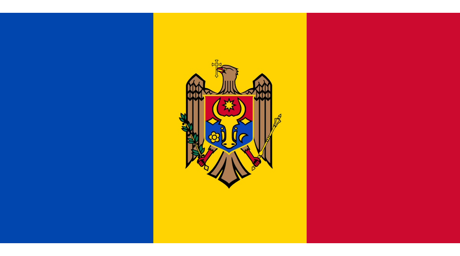 Nemzeti lobogó ország zászló nagy méretű 90x150cm - Moldova, moldáv