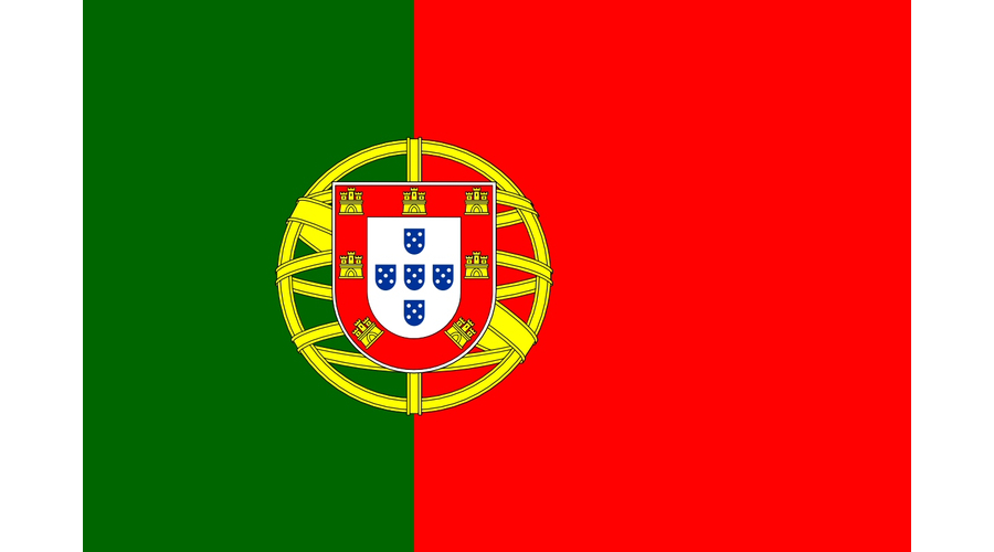 Nemzeti lobogó ország zászló nagy méretű 90x150cm - Portugália, portugál