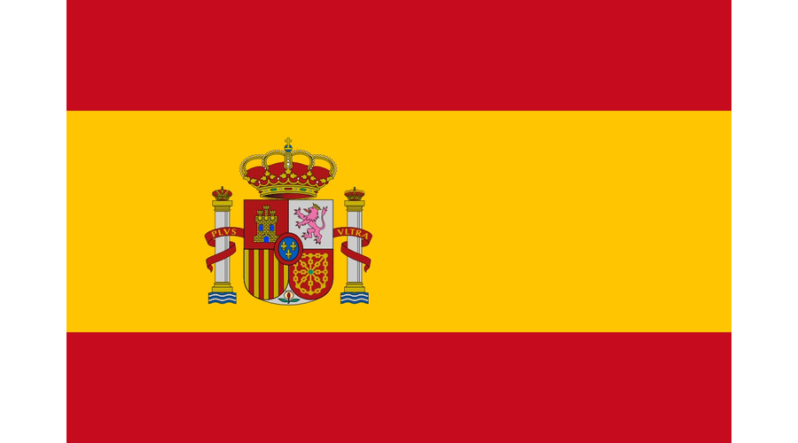 Nemzeti lobogó ország zászló nagy méretű 90x150cm - Spanyolország, spanyol