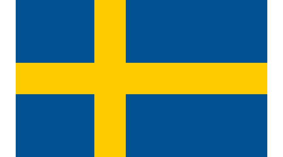 Nemzeti lobogó ország zászló nagy méretű 90x150cm - Svédország, svéd