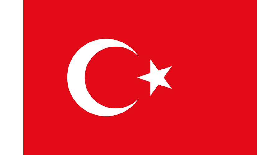 Nemzeti lobogó ország zászló nagy méretű 90x150cm - Törökország, török