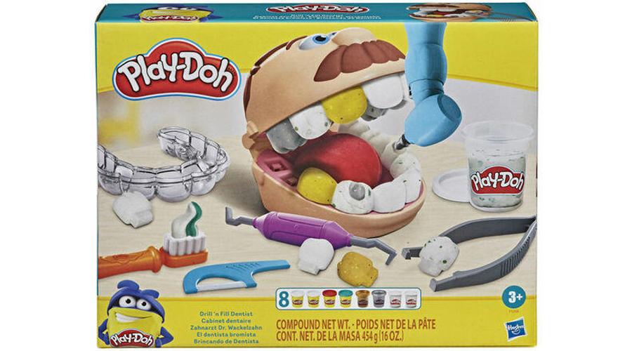 Hasbro Play-Doh: Fogászat és fogszabályzás gyurmaszett 8 tégely gyurmával (F1259L0)
