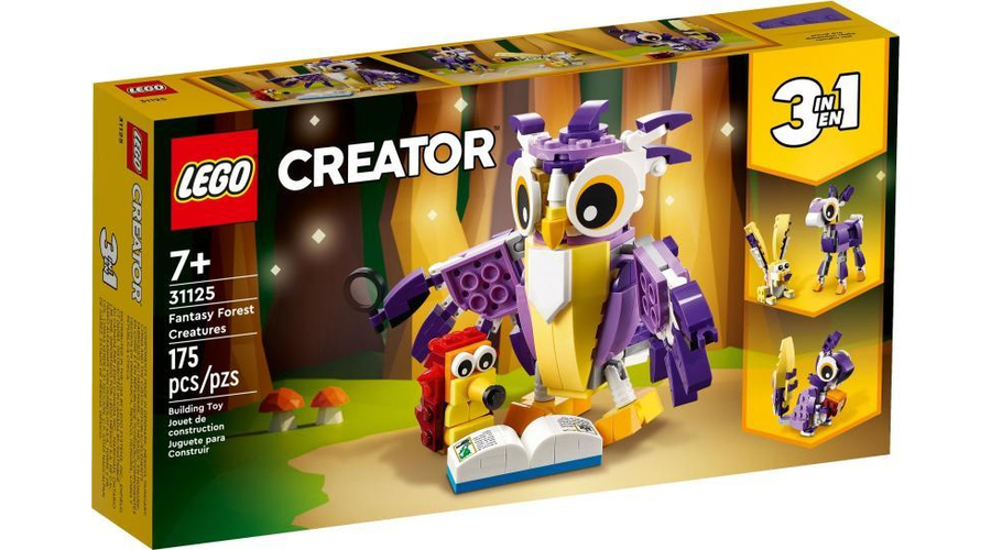 LEGO® Creator 3-in-1 - Fantáziaerdő teremtményei (31125)