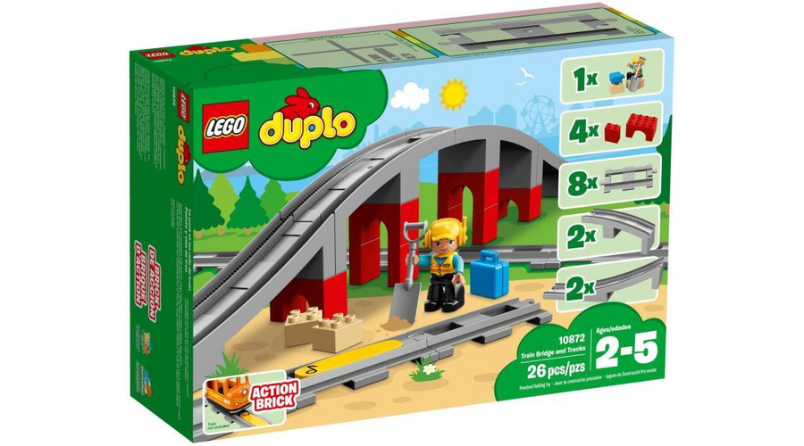 LEGO® DUPLO® - Vasúti híd és sínek (10872)