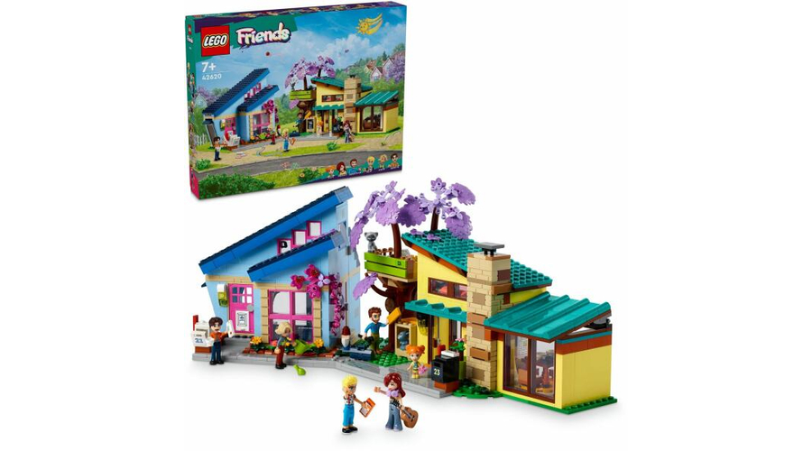 LEGO® Friends - Olly és Paisley családi házai (42620)