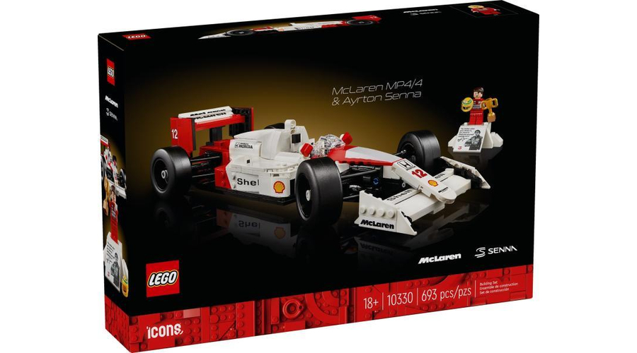 LEGO® ICONS™ - McLaren MP4/4 és Ayrton Senna (10330)