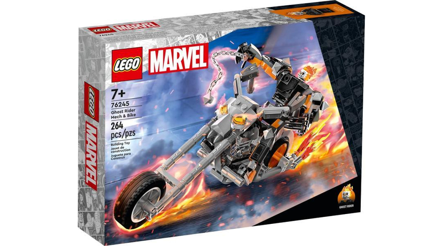 LEGO® Marvel - Szellemlovas robot és motor (76245)
