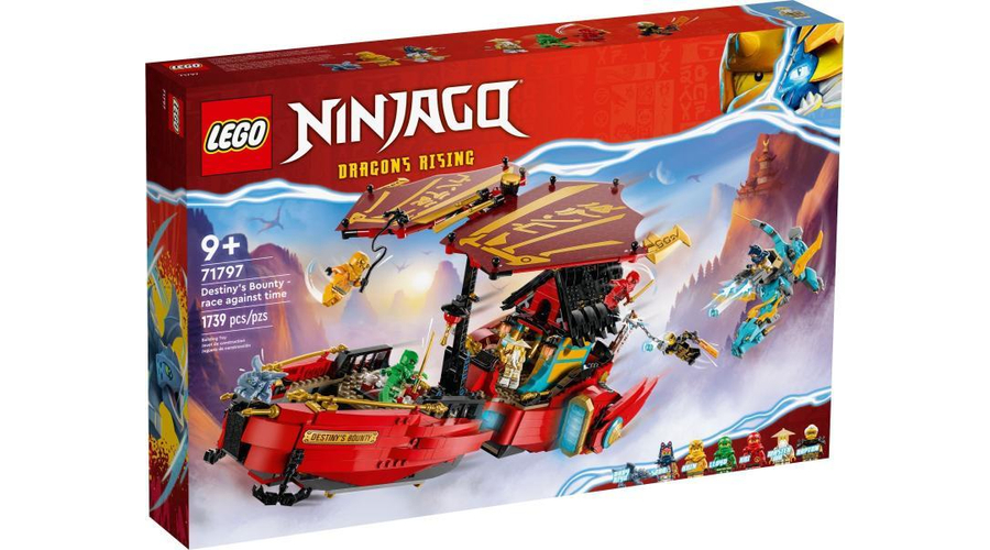 LEGO® NINJAGO® - A Sors Adománya hajó versenyfutás az idővel (71797)