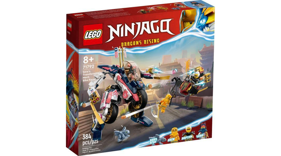 LEGO® NINJAGO® - Sora átalakítható robot versenymotorja (71792)
