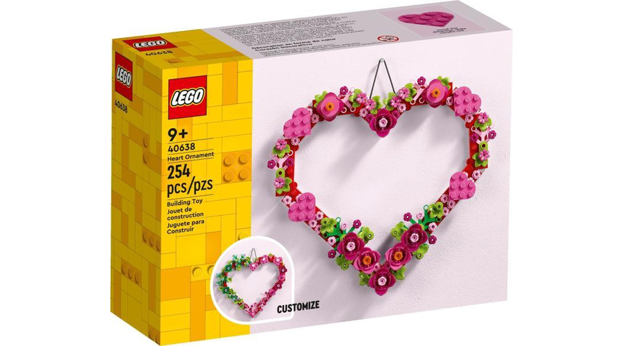 LEGO® Szívalakú dísz (40638)