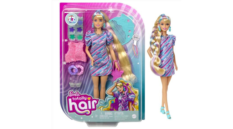 Mattel Barbie: Totally hair baba - Csillag (HCM87/88)