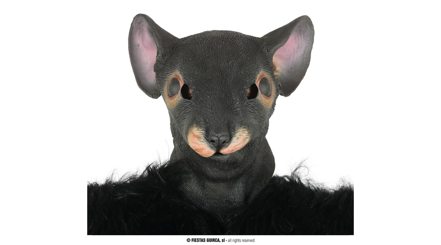 Patkány egér halloween farsangi jelmez kiegészítő - maszk